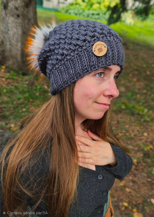 Tuques slouchy en fil mérinos