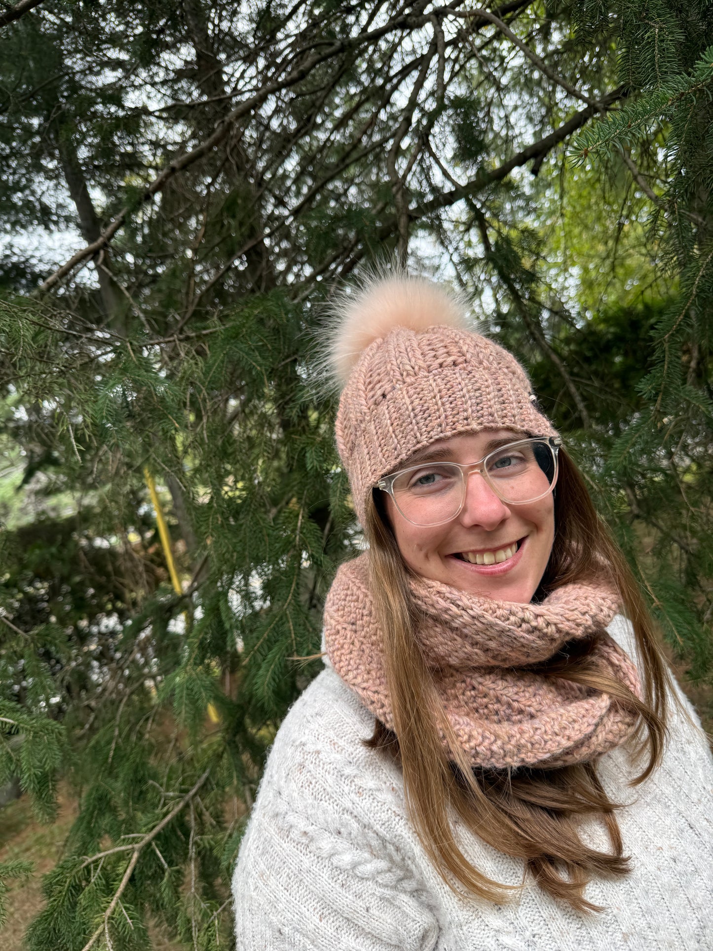Ensemble tuque et écharpe en alpaga et laine
