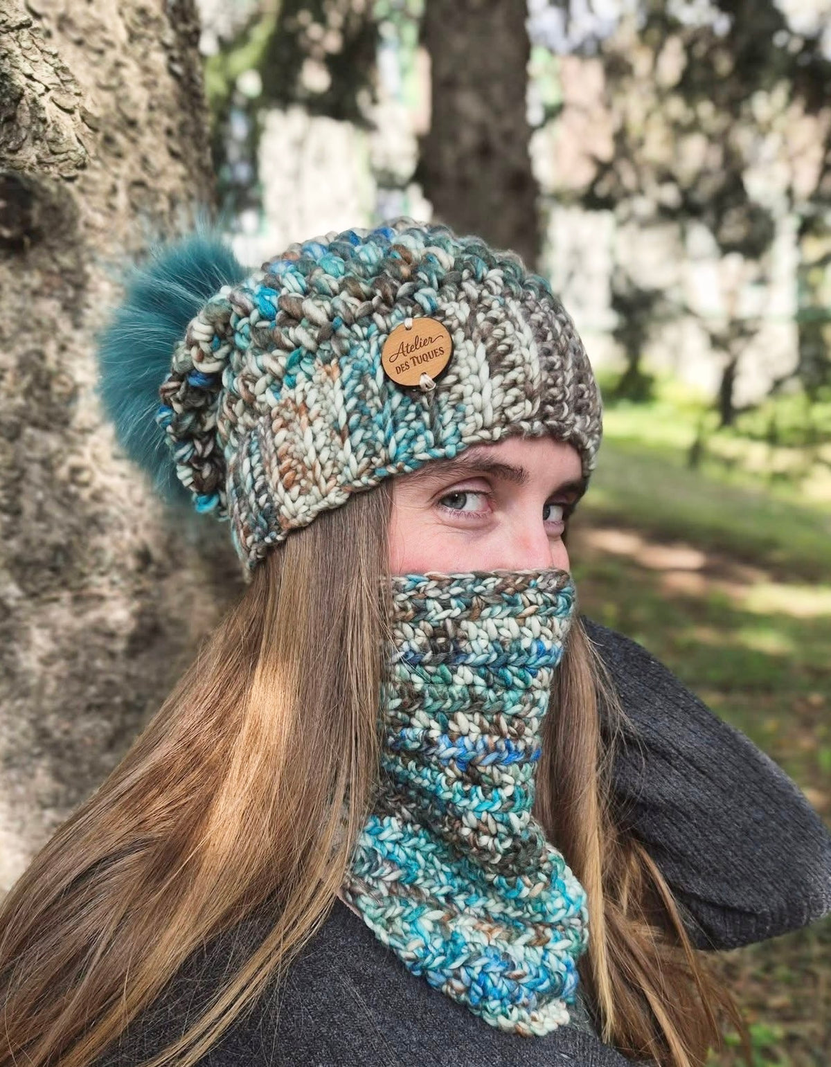 Tuque slouchy en laine des montagnes