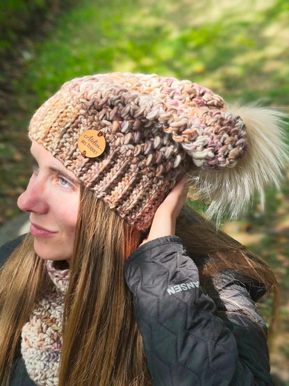Tuque slouchy en laine des montagnes